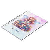 紫色の妖精魔法 ノートブック (左側)