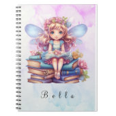 紫色の妖精魔法 ノートブック (正面)