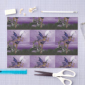 紫色の妖精 薄葉紙 (クラフト)