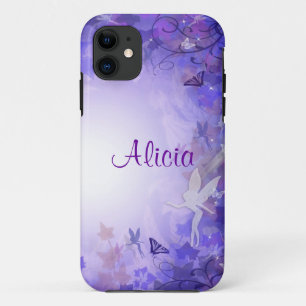 紫色の妖精Iphoneケース iPhone 11 ケース