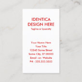 紫色の子犬 名刺 (裏面)