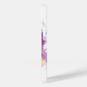 紫色の子猫、子猫のポートレートカラフル足 Case-Mate iPhoneケース (裏面 / 左)