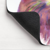 紫色の子猫,子猫のポートレート,白 マウスパッド (コーナー)