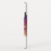 紫色の子猫,子猫のポートレート,白 Case-Mate iPhoneケース (裏面/右)