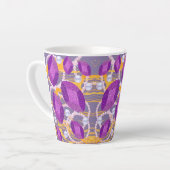 紫色の宝石 カフェラテマグ (左アングル)