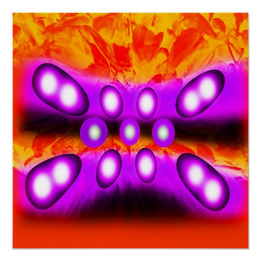 紫色の宝石 ポスター (正面)