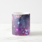 紫色の小さなマゼラン雲 コーヒーマグカップ (中央)