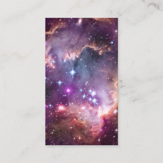 紫色の小さなマゼラン雲 名刺 (正面)