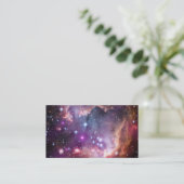 紫色の小さなマゼラン雲 名刺 (スタンド正面)
