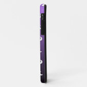 紫色の小さな星と月 Case-Mate iPhoneケース (裏面/左)