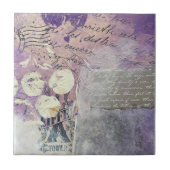 紫色の小包- タイル (正面)