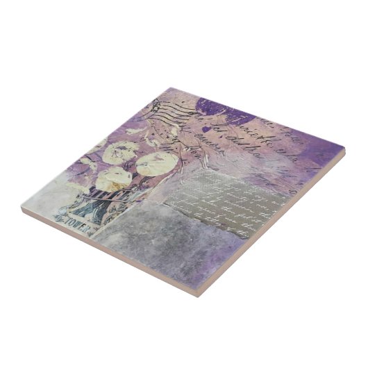 紫色の小包- タイル (側面)