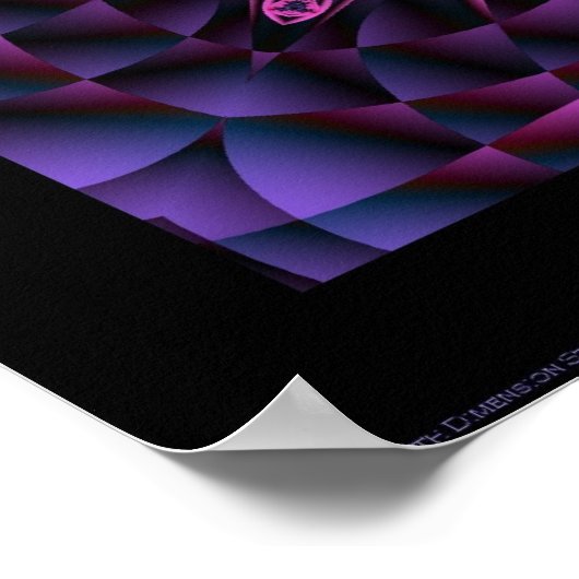 紫色の展開 ポスター (角)