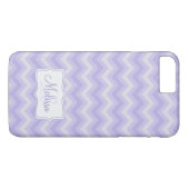 紫色の山形パターン(の模様が)あるのiPhone 7プラスのケース Case-Mate iPhoneケース (裏面(横))