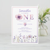 紫色の山花彼女は一つの招待状を回している 招待状 (スタンド正面)