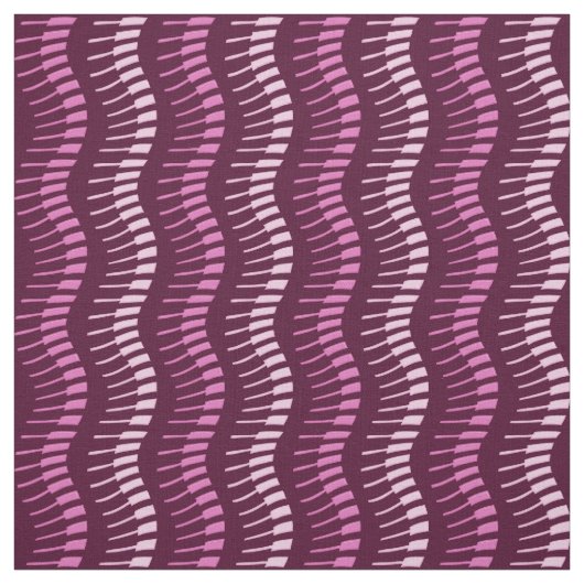 紫色の幾何学的なパターン ファブリック (見本)