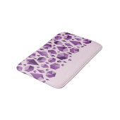 紫色の幾何学的な宝石の形 バスマット (アングル)