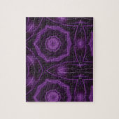 紫色の幾何学的アートジグソーパズル ジグソーパズル (縦)