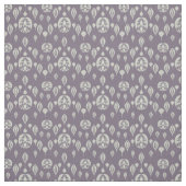 紫色の幾何学的レトロパターン ファブリック (見本)