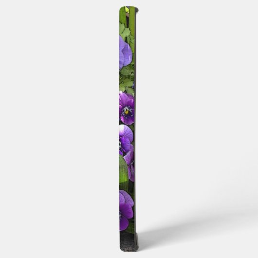 紫色の庭花 SAMSUNG GALAXYケース (左側面)