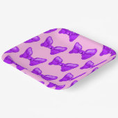 紫色の弓 ペーパープレート (傾斜あり)