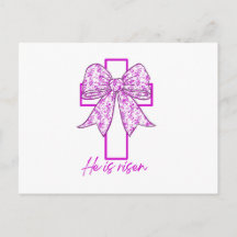 紫色の彼は復活イースターフローラコケット弓