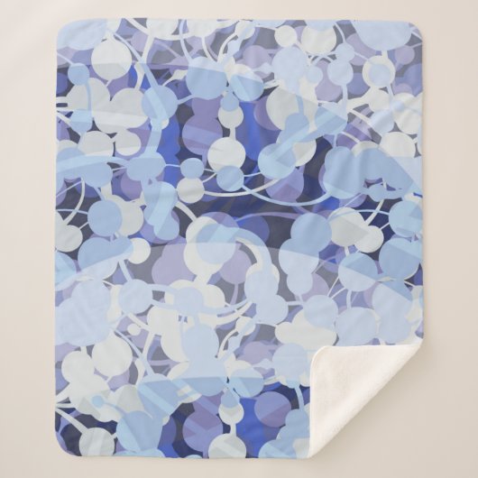 紫色の微生物パターン シェルパブランケット (正面)