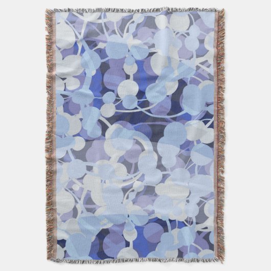 紫色の微生物パターン スローブランケット (正面縦)