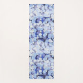 紫色の微生物パターン ヨガマット (正面)