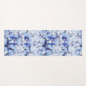 紫色の微生物パターン ヨガマット (正面(横))