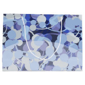 紫色の微生物パターン ラージペーパーバッグ (裏面)