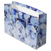 紫色の微生物パターン ラージペーパーバッグ (裏面アングル)