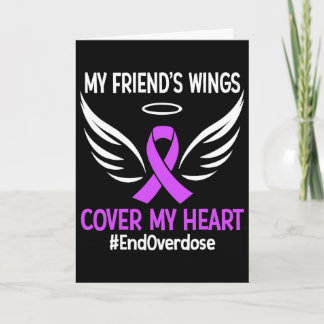 紫色の心を覆う友達の翼 End Overdose My Friend's Wings カード