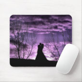 紫色の情熱のマウスパッド マウスパッド (マウス)