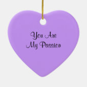 紫色の情熱の花 セラミックオーナメント (裏面)