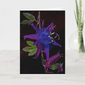 紫色の情熱 カード (正面)