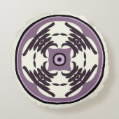 紫色の情熱 ラウンドクッション (裏面)