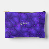 紫色の惑星、フラクタルパタモダンーン、カスタム アクセサリーポーチ (正面)