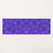 紫色の惑星、フラクタルパタモダンーン ヨガマット (正面(横))