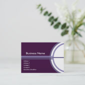 紫色の成功Chubby名刺 名刺 (スタンド正面)