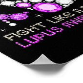 紫色の戦士がルパスをボスのように戦う ポスター (角)