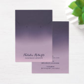 紫色の手作グラデーションりジュエリーイヤリングディスプレイ (デスク)