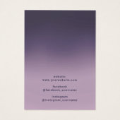 紫色の手作グラデーションりジュエリーイヤリングディスプレイ (裏面)