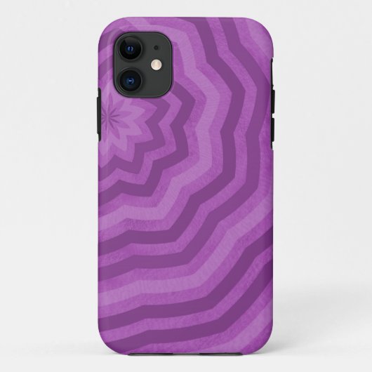 紫色の抽象的なデザイン Case-Mate iPhoneケース (裏面)