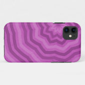 紫色の抽象的なデザイン Case-Mate iPhoneケース (裏面(横))
