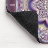 紫色の抽象美術のデザイン マウスパッド (コーナー)