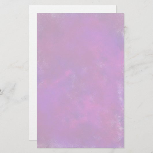 紫色の抽象芸術テクスチャ 便箋 (正面/裏面)