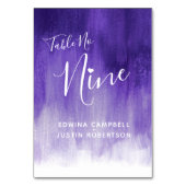 紫色の抽象芸術モダン洗い場9 テーブルナンバー (正面)