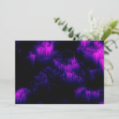 紫色の招待状 招待状 (スタンド正面)