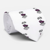 紫色の旗を改造しました ネクタイ (ロール)